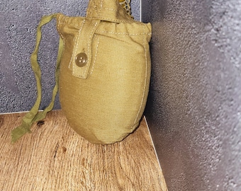 Exclusive original military flask with water cover USSR