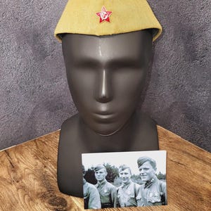 WW2 Seltene Militär Kappe Rote Armee USSR Größe 60
