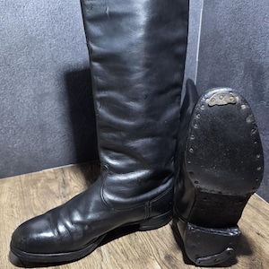 Military original red army chrome boots USSR lot 011
