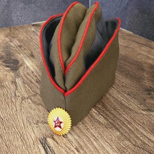 Exclusive military cap with cockade USSR Red Army