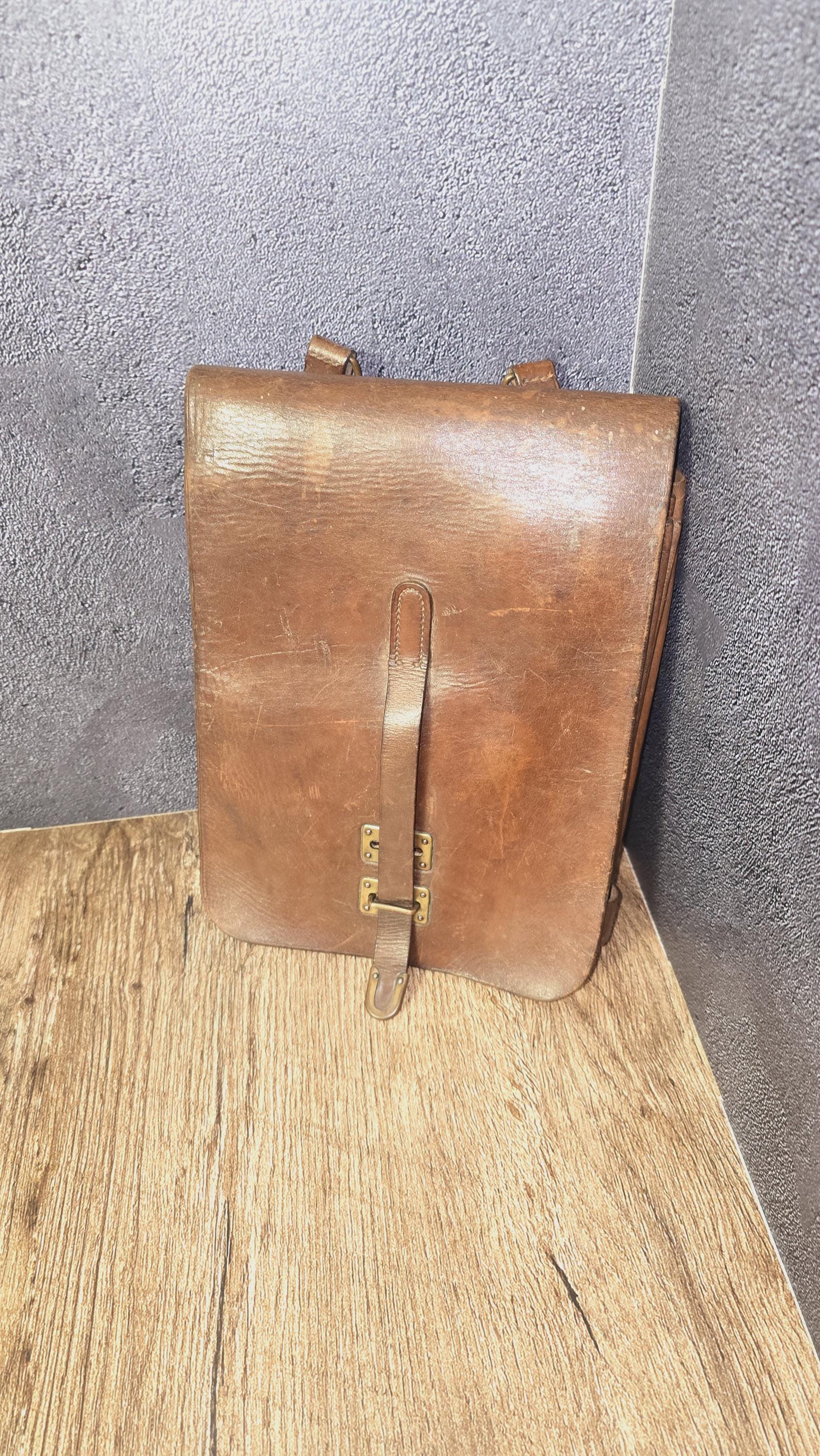 WW2 Exquisite leather PLANSHET Bag Red Army