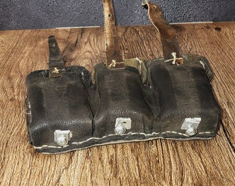 ww2 Exclusive military leather pouch for Red Army cartridges