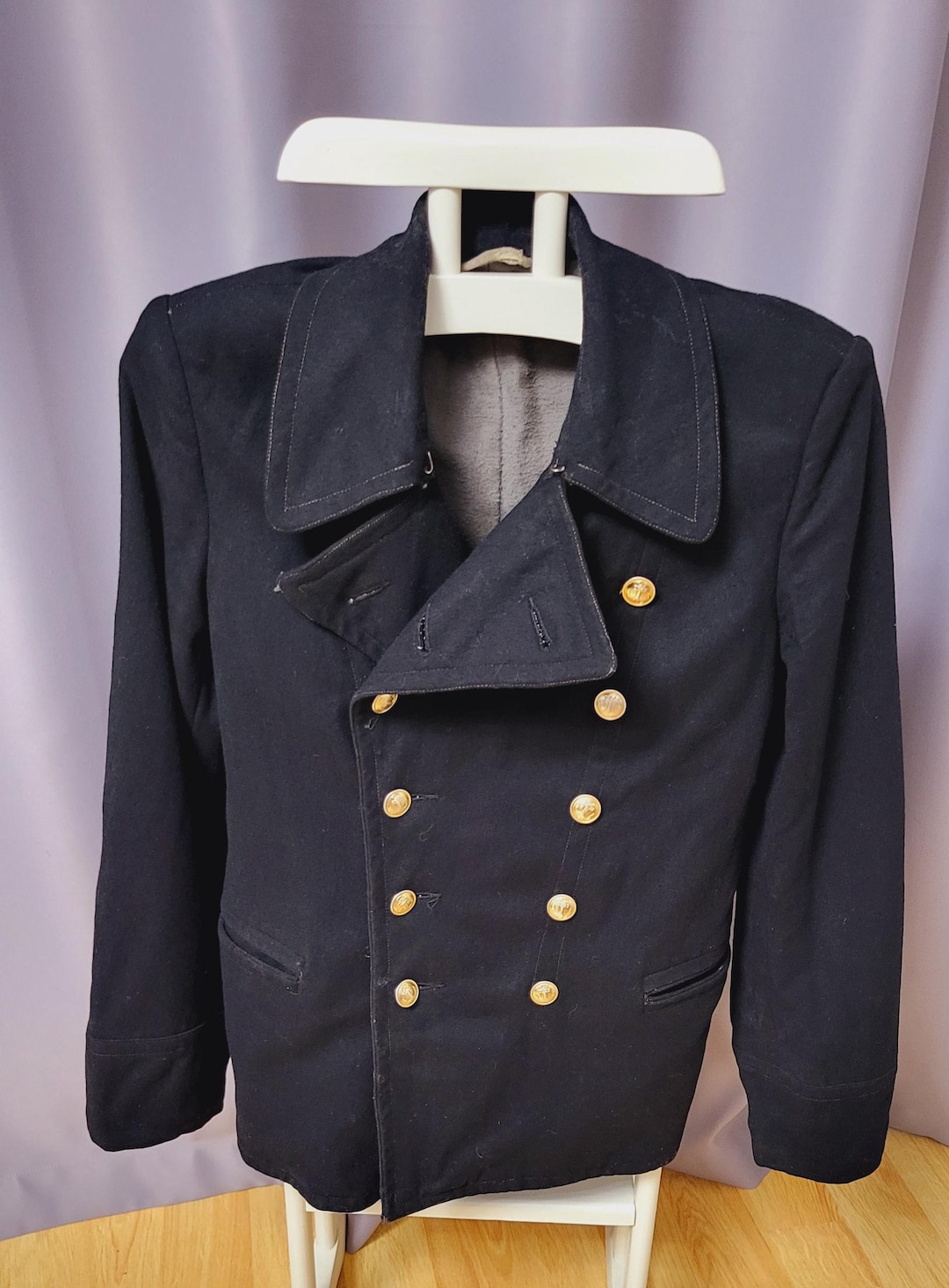 Mens Military Jacket Old Navy Military Woolen Peacoat Sailor