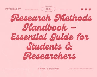 Comprehensive Introduction to Research Methods Handbook – Essential Guide for Students & Researchers