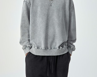 Comfy Acid Wash Oversize Sweatshirt