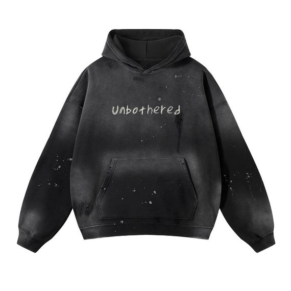 【DISCERNMENT】Fuzz Washing Heavy Hoodie Heavy-Weight-100-Cotton-