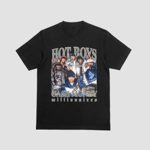 Hot Boys, Cash Money Millionaires custom T-shirt in black, white, and now blue. Free shipping!