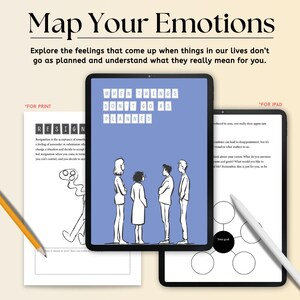 Wellnessdagboek| Dagboek voor volwassenen en tieners, emoties in kaart brengen, check-in voor geestelijke gezondheid, gevoelsdagboek/emotionele gewoonte, GoogNotes