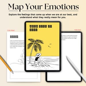 Emotioneel dagboek/ Manieren waarop we ons voelen als het leven goed is/Gevoelens/Activiteitenboek volwassenen en tieners/Emoties in kaart brengen/Check-in voor mentaal welzijn