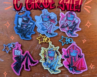 C GRADE Hazbin Hotel Dress Up Vox SEASON 1 Charms
