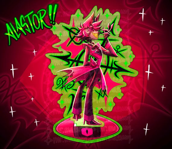 Hazbin Hotel Alastor Acrylic Standee - Etsy