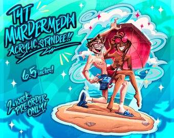 Hazbin Hotel T4T MurderMedia Acrylic Standee
