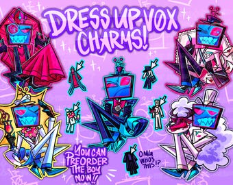Hazbin Hotel Vox Kompletna malowana figurka - Etsy Polska