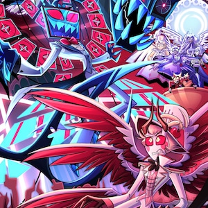 Hazbin Hotel VOX POPULI 8.5&quot; x 11&quot; print