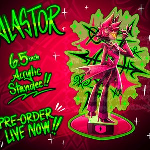 PREORDER!! Hazbin Hotel Alastor Acrylic Standee