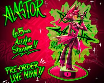 Hazbin Hotel Alastor Acrylic Standee