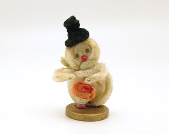 Snowman Statue Kids Build A Snowman Snowball Distressed Vintage Christmas Holiday Decor Frosty Scarf Gift Home Decor Home Living