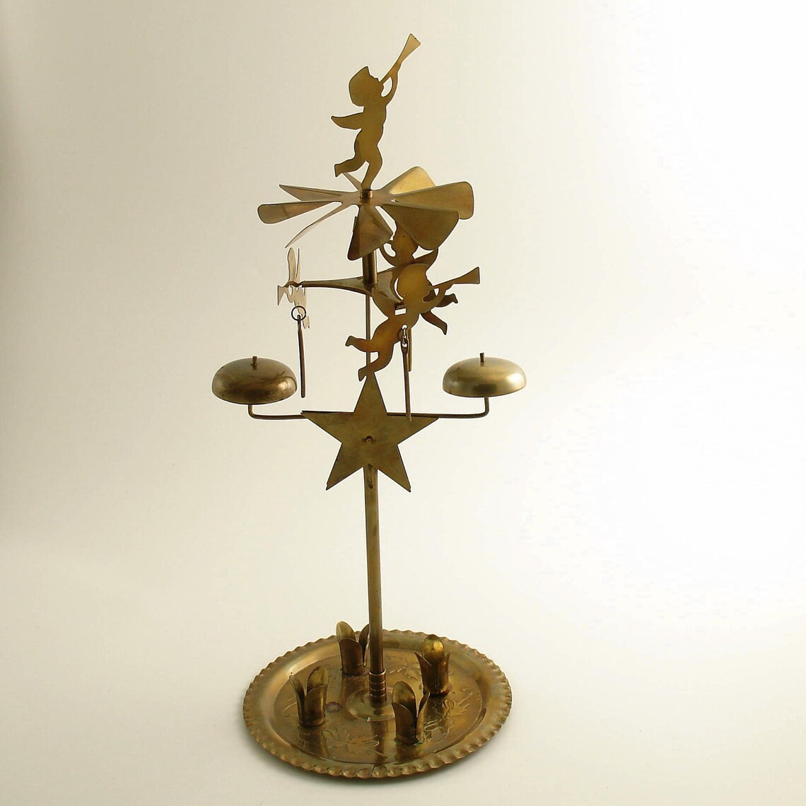 Vintage Angel Chimes Candle Holder w Original Box Sweden Etsy