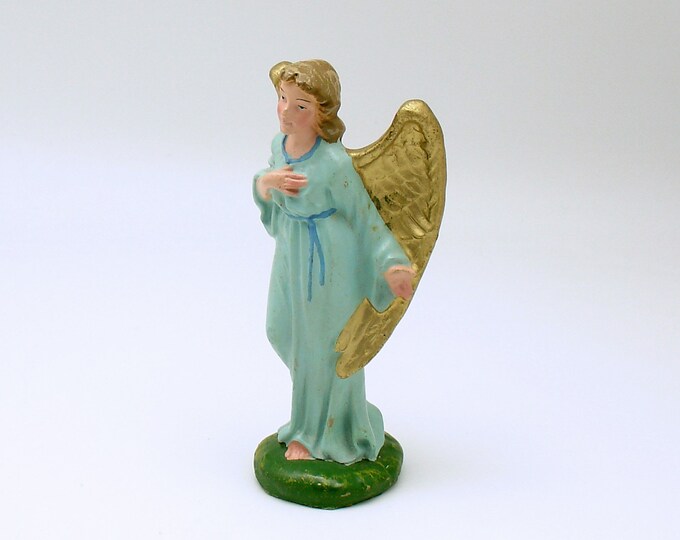 Vintage Christmas Angel Figurine Nativity Italy Etsy