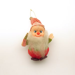 Vintage Christmas Ornament Santa