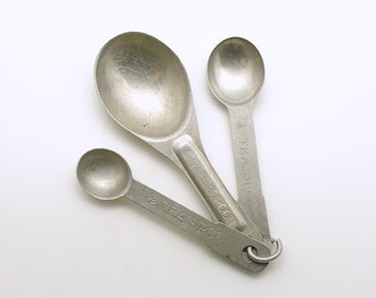 Antique Metal Measuring Spoons