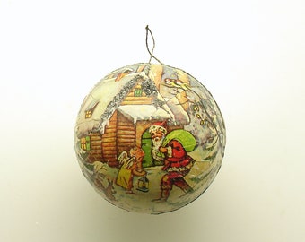 Vintage Christmas Ornament Candy Container Germany