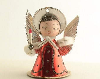Vintage Christmas Ornament Angel