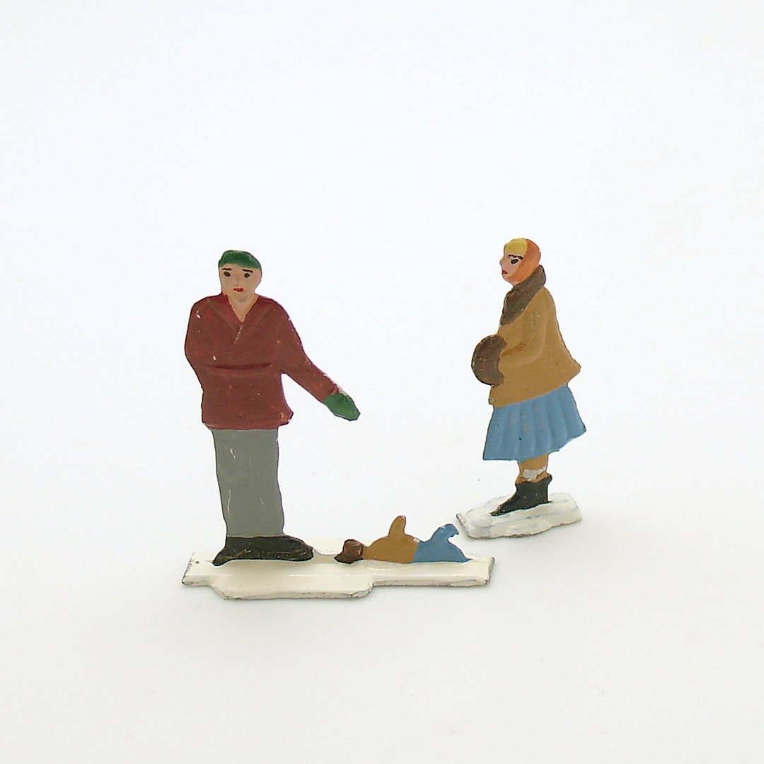 Antique Miniature Metal Flat Figurines Flachfiguren Germany Etsy