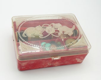 Vintage Sewing Box Notions Thimble