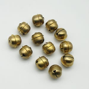 Vintage Gold Metal Bells Jingle Bells Christmas Decoration