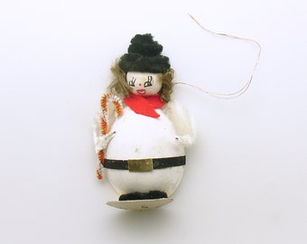Vintage Christmas Ornament Snowman