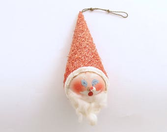 Vintage Christmas Ornament Santa Claus