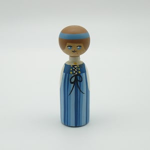 Vintage Wood Doll Finland