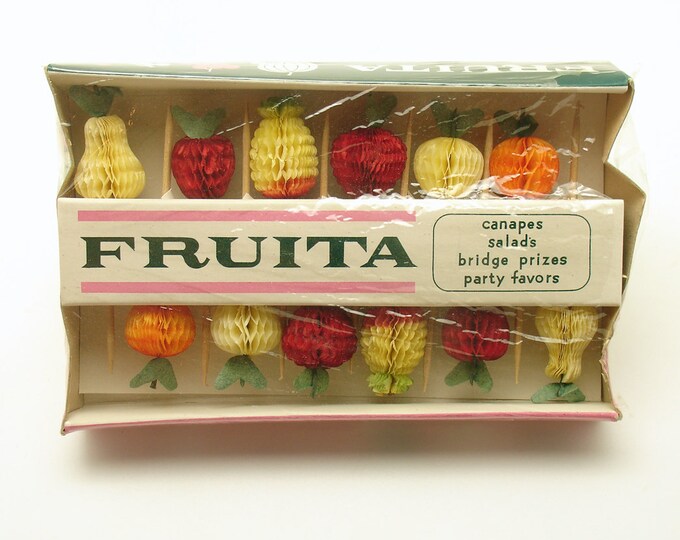 Vintage Cocktail Picks Fruita Fruit Picks Etsy