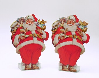 Vintage Christmas Santa Ornaments