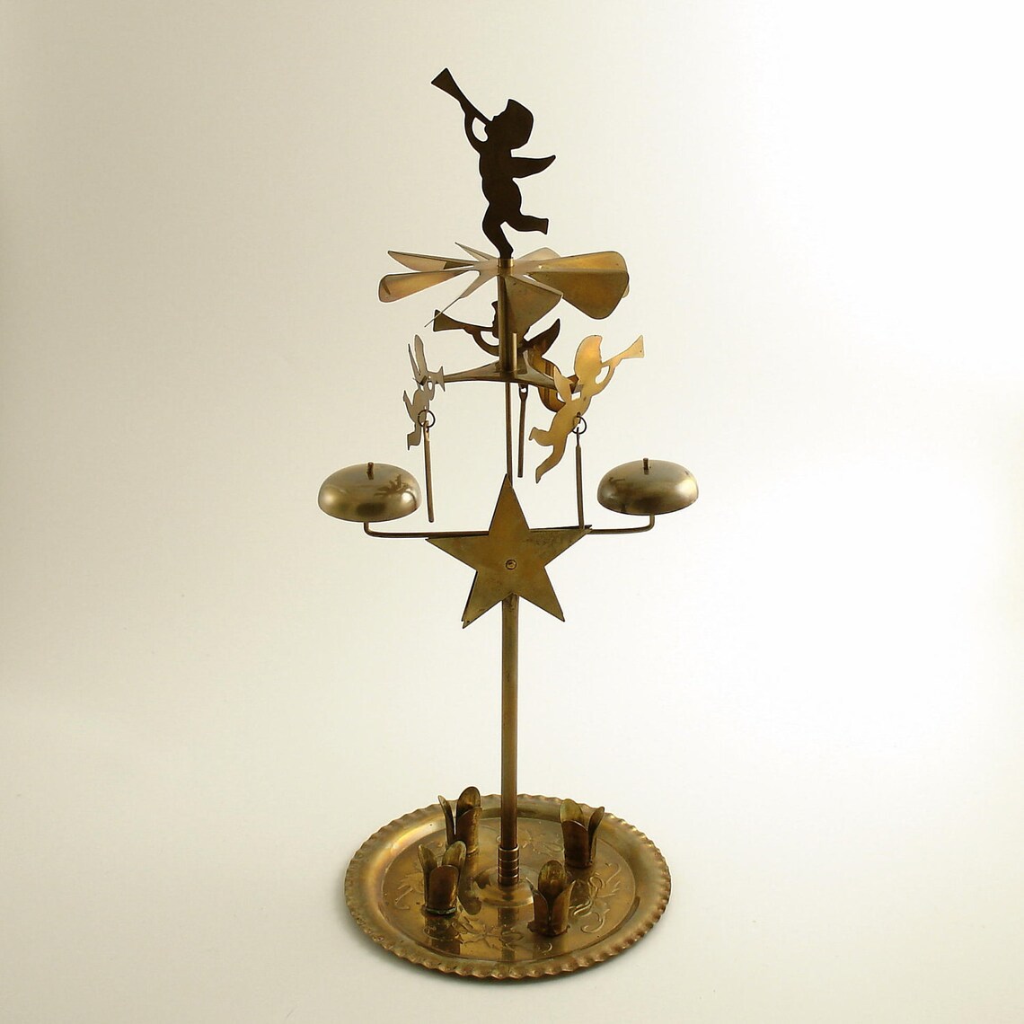 Vintage Angel Chimes Candle Holder w Original Box Sweden Etsy