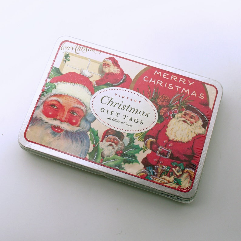 Christmas Gift Tags Cavallini Vintage Style Christmas Tags