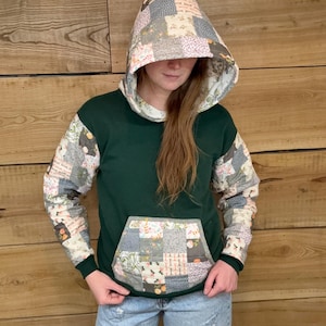 Mönster för återvunnen, quiltad tröja – PDF-mönster, flera storlekar, Black River Quilting