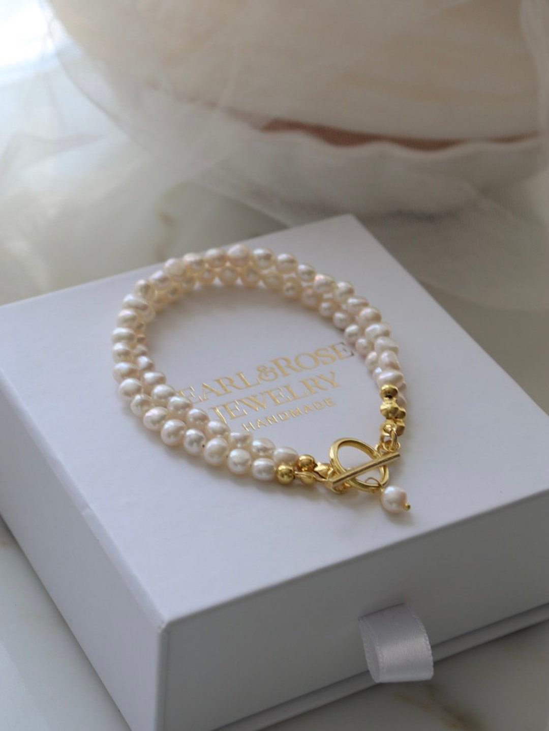 Hydra Delicate Bracelet-Pearl-OS main image 0
