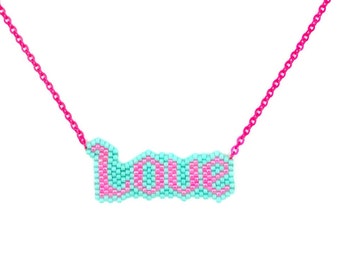 Beaded Love Necklace
