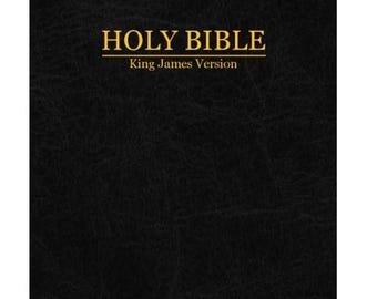 King James Bible, KJV Holy Bible, PDF (Digital Download)