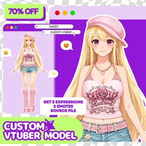 VTuber Model Commission | Live2D Art, Rigging & Expressions