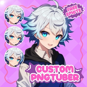 Custom PNGTUBER Character Commission | Custom PNGtuber | PNGtuber for Twitch Stream | Christmas PNGtuber | PNGtuber Model | PNGtuber Anime