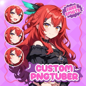 Aangepast PNGTUBER-teken voor commercieel gebruik | Aangepaste png-knol | PNG-tuber voor stream | PNGtuber Commission | PNG-knolmodel | PNG-knollenanime