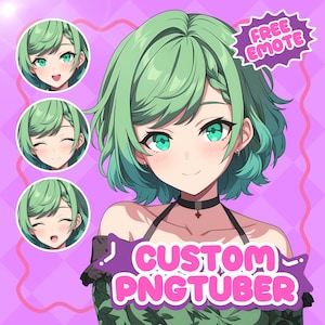 Custom HIGH QUALITY PNGTUBER for Your Stream | PNGtuber Character, PNGtuber for Stream, PNGtuber Design, PNGtuber Anime, PNGtuber Model