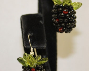 Blackberry earrings