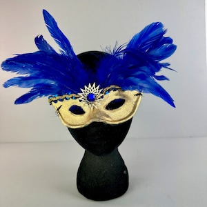 Masquerade mask custom mardi gras costume ball carnival sequin vintage