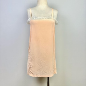 Vintage lingerie slip dress 1920s silk slipdress nightgown