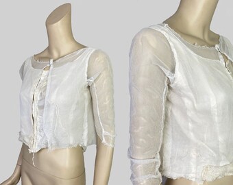 Victorian dress bodice lace Remnant antique 1900s era womens shirt