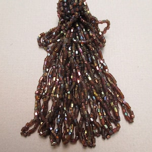 1920s beaded flapper tassel